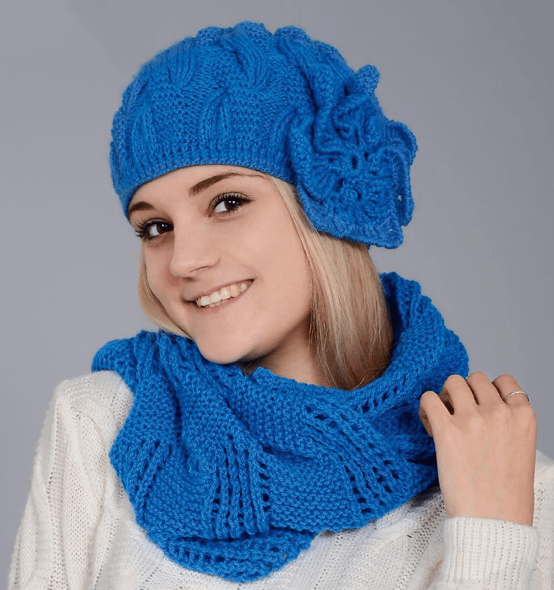 Free Knitting Patterns - Hat and Scarf