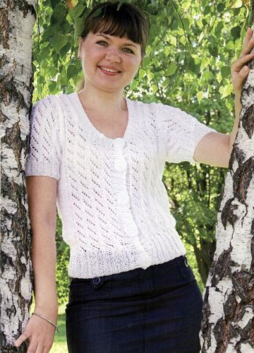 Summer Lace Pattern Cardigan