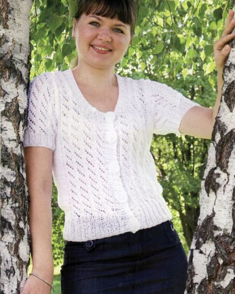 Summer Lace Pattern Cardigan