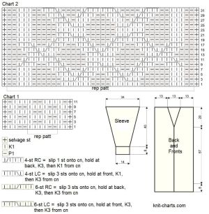 cardigan chart