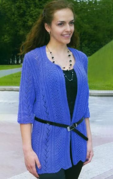 Lace Cardigan with 3/4 Sleeves