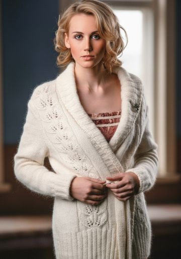 Long Cardigan with Belt