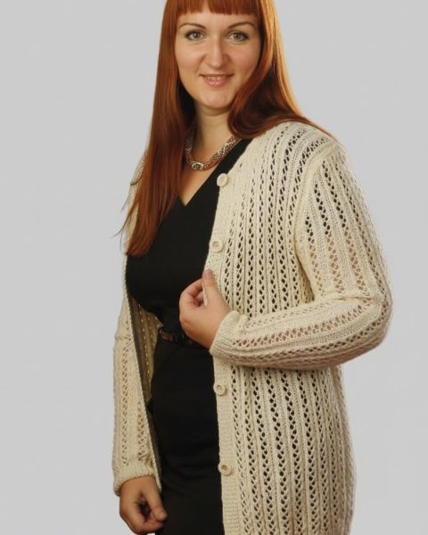 Lace Cardigan with Buttons