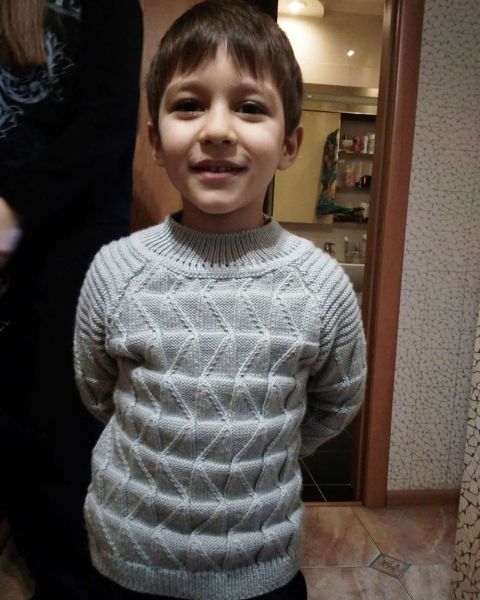 Boys' Knitset: Hat and Pullover
