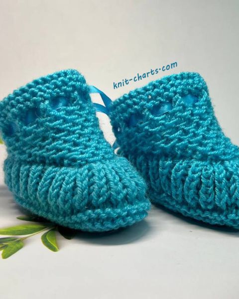 Knitted Slippers for Baby 0-3 months