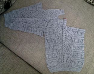 Brioche Stitch Baby Sweater