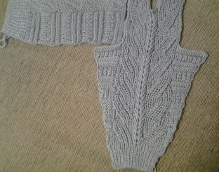 Brioche Stitch Baby Sweater