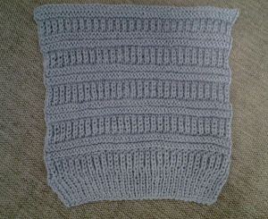 Brioche Stitch Baby Sweater