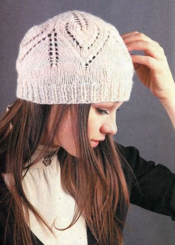 Hat in Leaf Pattern