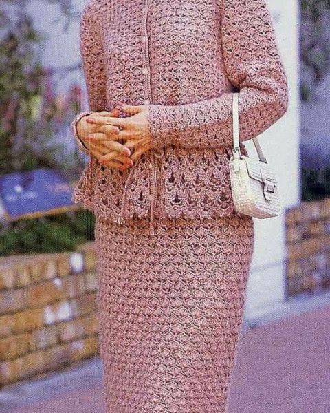 Jacket and skirt