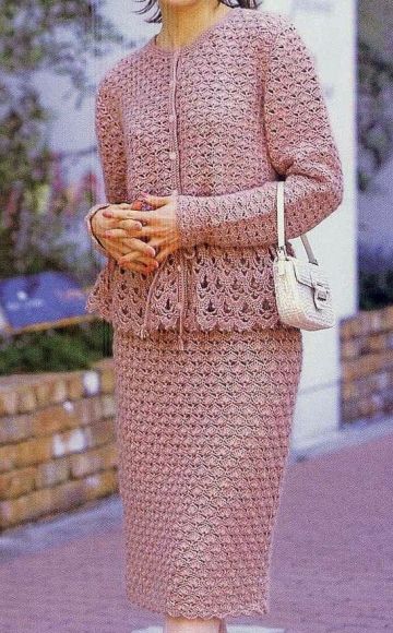 Jacket and skirt