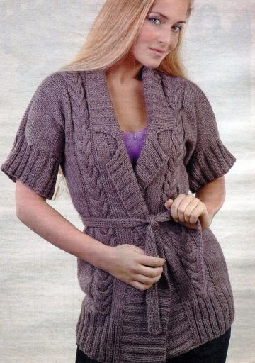 Cable Pattern Jacket