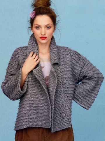 Jacket with Collar and Lapels