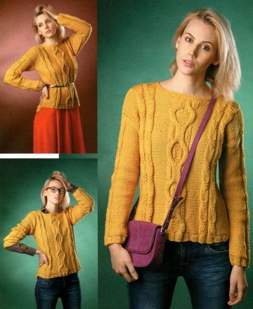 Pullover in Textured Pattern