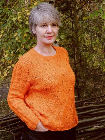 Pullover in Lace Diamonds