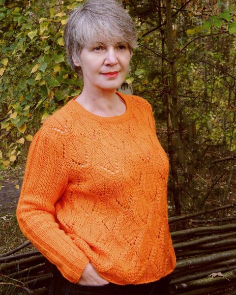Pullover in Lace Diamonds
