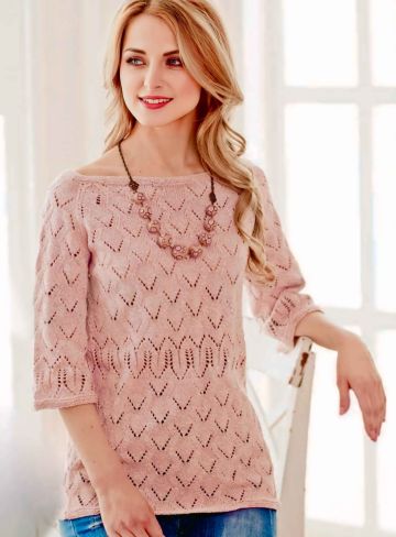 Lace Pattern Pullover