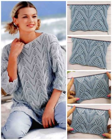 Lace Pattern Pullover