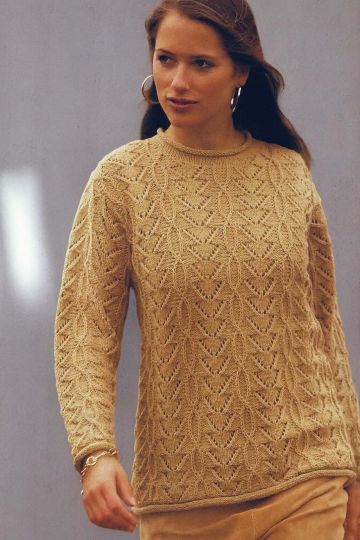 Pullover with Fancy Pattern