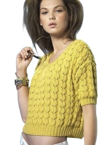 Pullover with Fantasy Pattern