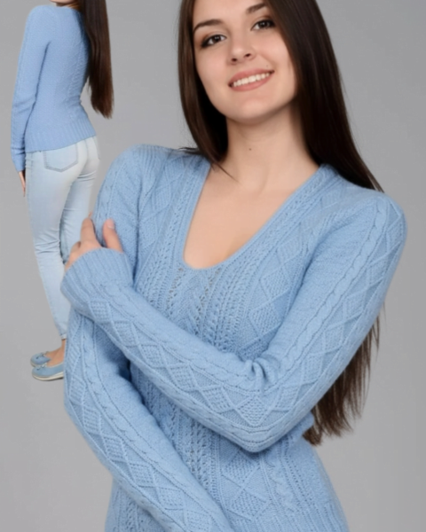 Pattern Mix Pullover