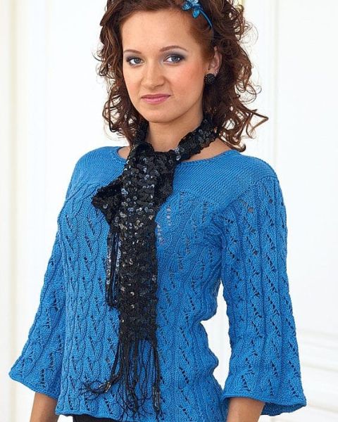 Pullover in Fancy Pattern