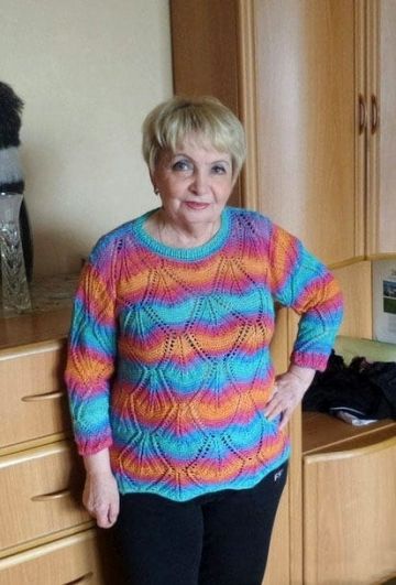 Pullover in Fancy Pattern