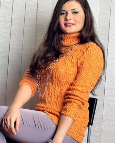 Pullover in Textured Pattern