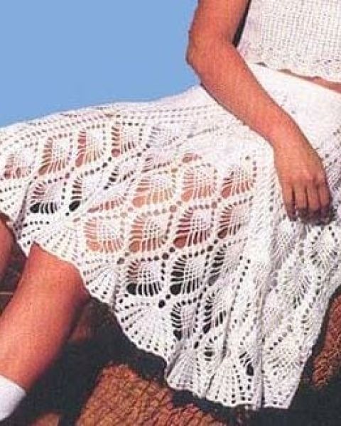 White skirt