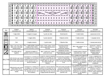 half brioche stitch chart 