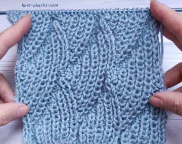 Half Brioche Stitch Knitting Pattern