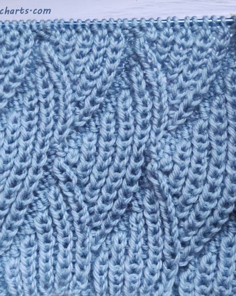 Half Brioche Stitch Knitting Pattern