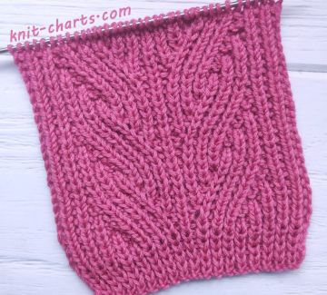 Half Brioche Stitch Knitting Pattern