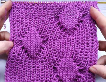 Brioche Knit Spider Stitch