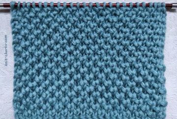 Pearl Brioche Stitch Knitting Pattern