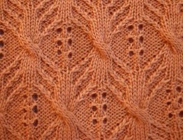 Aran Knit Stitch Pattern