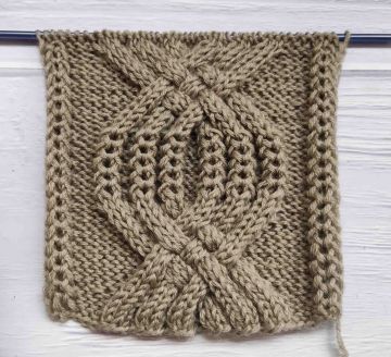 Aran Combination Knitting Pattern