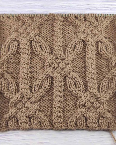 Aran Cable Knitting Pattern