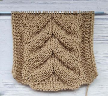 Mock Cable Stitch Knitting Pattern