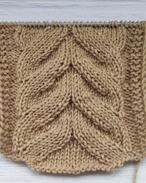 Mock Cable Stitch Knitting Pattern