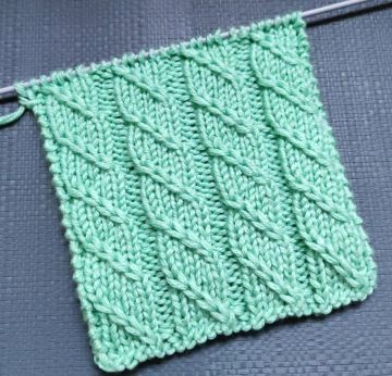 Cable Stitch Knitting Pattern