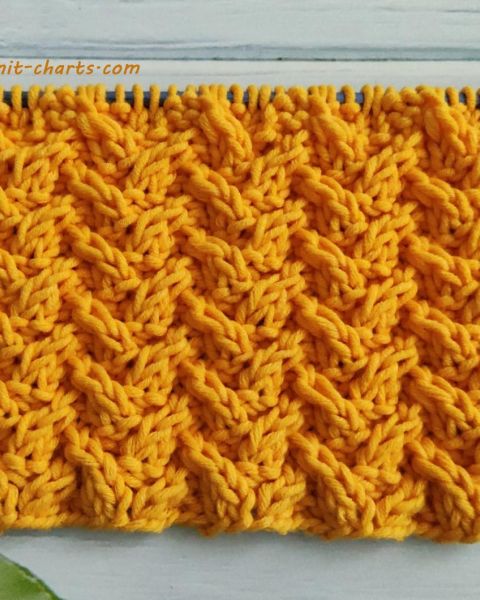 Volume Braid Cable Knitting Pattern