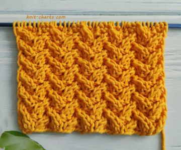 Volume Braid Cable Knitting Pattern
