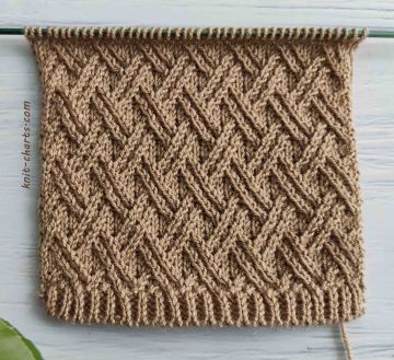Twisted Stitches Knitting Pattern