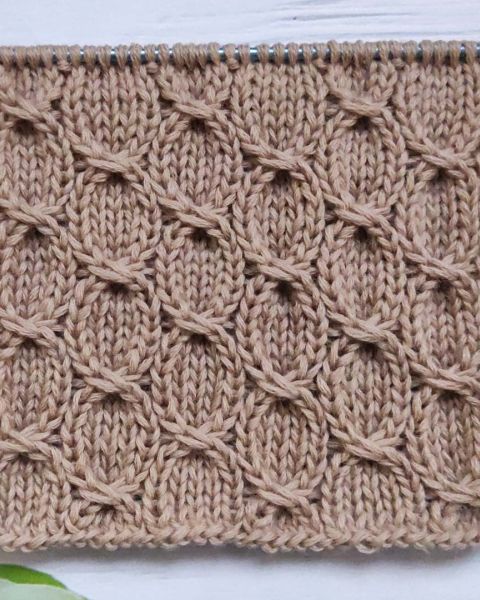 Rings Stitch Knitting Pattern