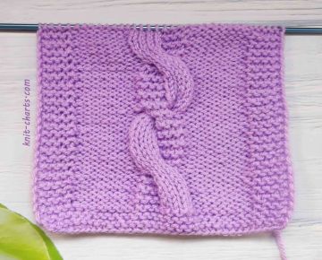 cable stitch chart