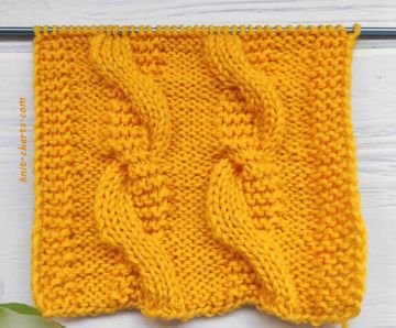 Mixed Cable Knitting Pattern