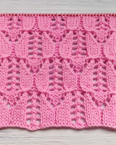 Lace Cable Stitch Knitting Pattern