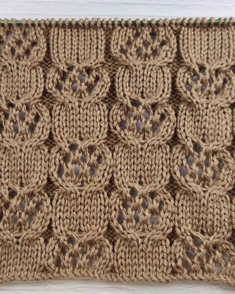 Checker Lace Cable Pattern
