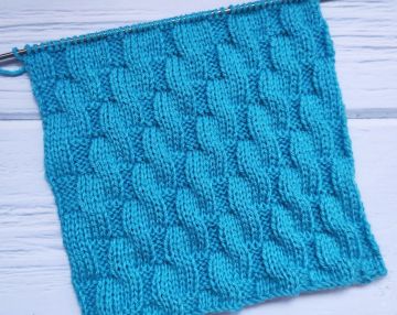 Mock Cable Knitting Stitch